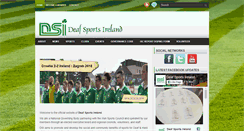 Desktop Screenshot of deafsportsireland.com